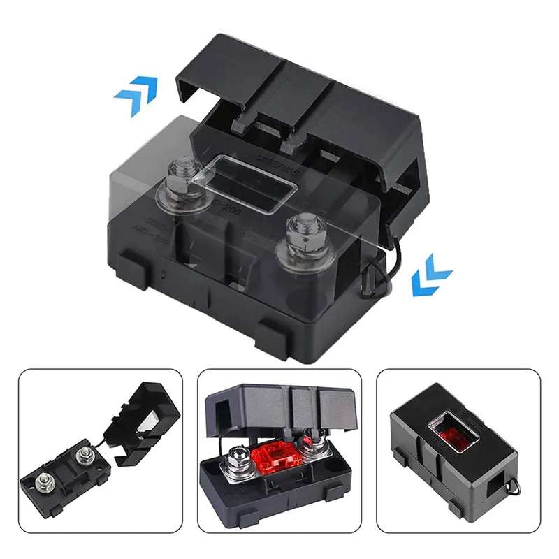 4 in 1 ANS-H Car Fuse Holder Fuse Box, Current:120A