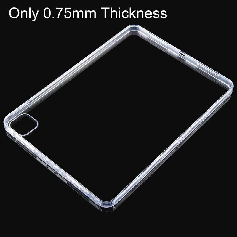 Clear Acrylic Shockproof TPU Tablet Case For iPad Pro 12.9 2022 / 2021 / 2020(Transparent)