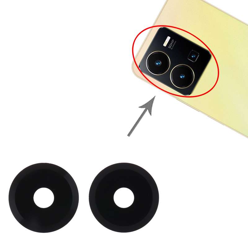 For vivo Y35 10pcs Back Camera Lens