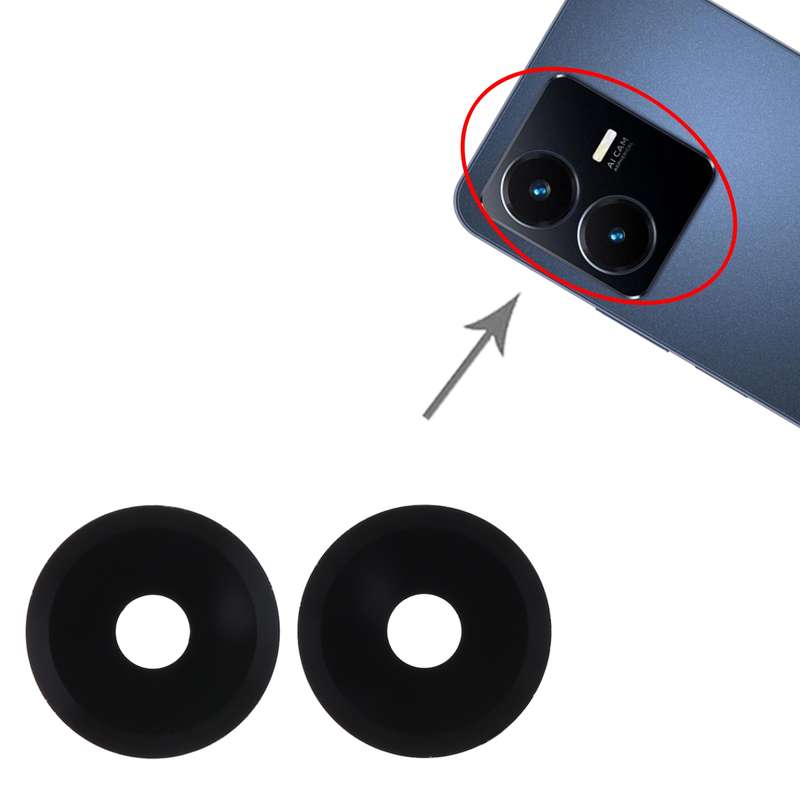 For vivo Y22 10pcs Back Camera Lens