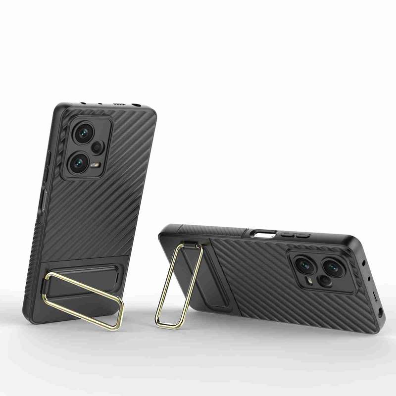 For Xiaomi Redmi Note 12 Pro+ 5G Global Wavy Textured Phone Case (Green)