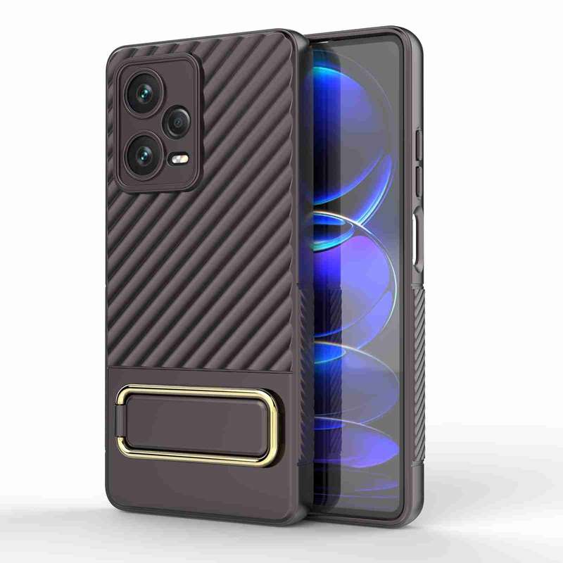 For Xiaomi Redmi Note 12 Pro+ 5G Global Wavy Textured Phone Case (Green)