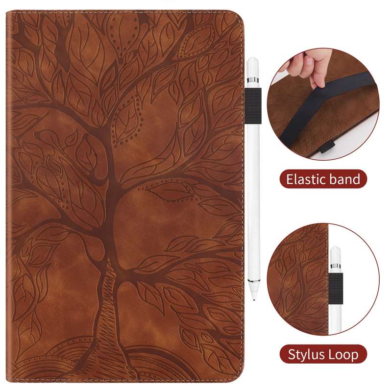 For Xiaomi Pad 6 / Pad 6 Pro Life Tree Series Horizontal Flip Leather Tablet Case(Black)