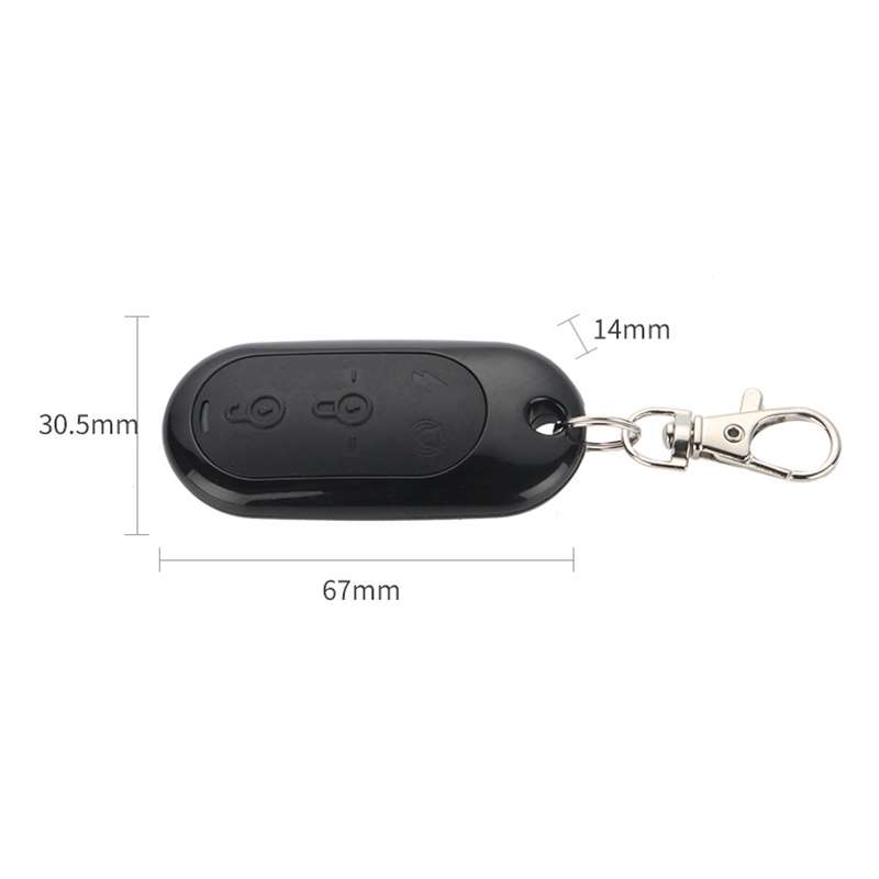 315MHz Copy Code 2pcs For Yadea Four-button Anti-theft Alarm Wireless Key Remote Control