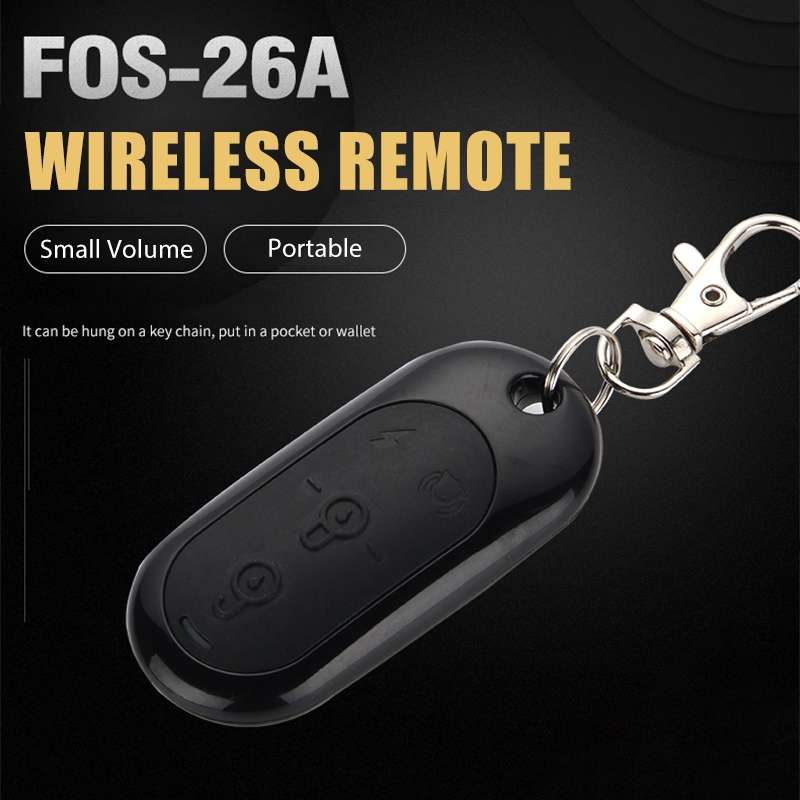 315MHz Copy Code 2pcs For Yadea Four-button Anti-theft Alarm Wireless Key Remote Control