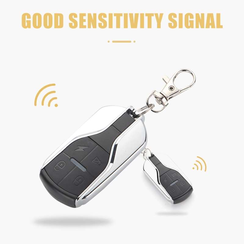 433MHz Copy Code 2pcs For Maserati Four-button Anti-theft Alarm Wireless Key Remote Control