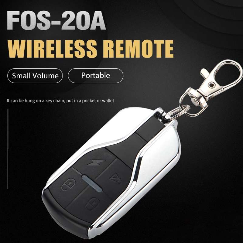 433MHz Copy Code 2pcs For Maserati Four-button Anti-theft Alarm Wireless Key Remote Control