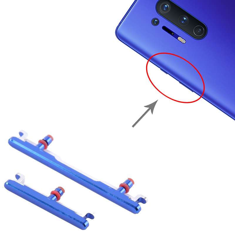For OnePlus 8 Pro Power Button + Volume Control Button(Blue)