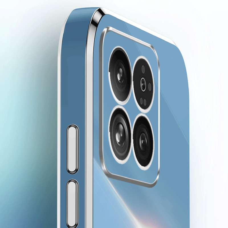 For Xiaomi 14 XINLI Straight Edge 6D Electroplate TPU Phone Case with Ring Holder(White)