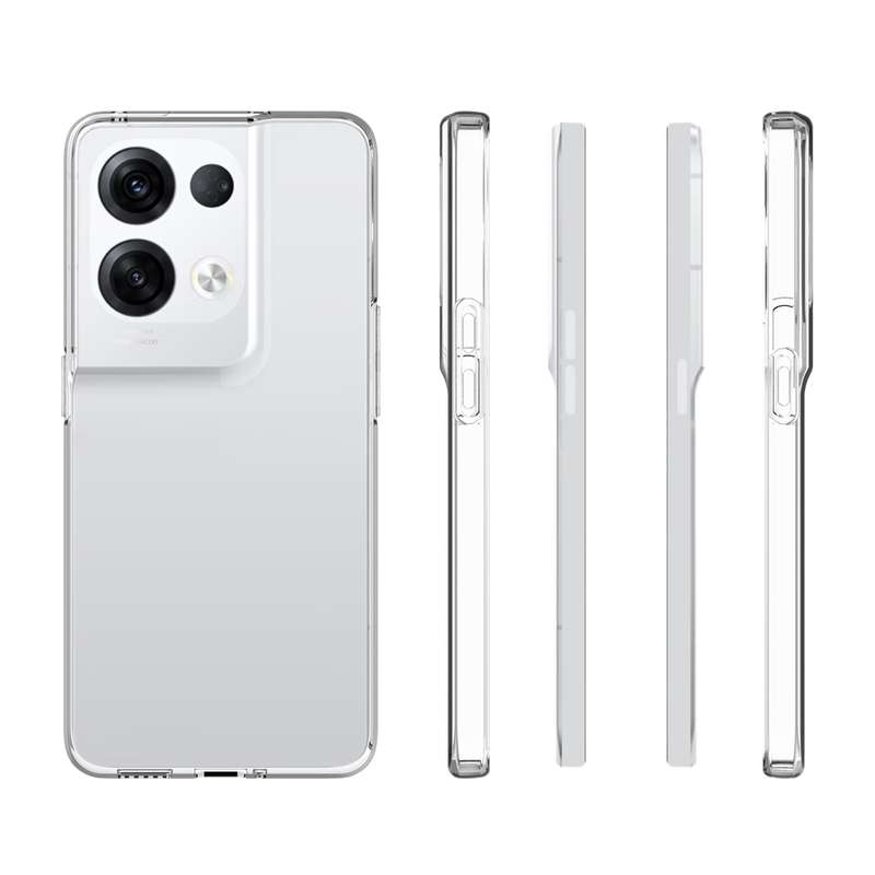 For OPPO Reno8 Pro+ 5G Waterproof Texture TPU Phone Case(Transparent)