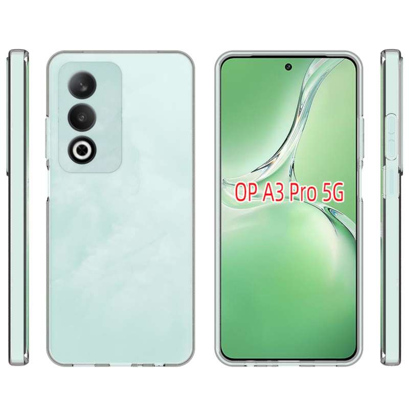 For OPPO A3 Pro 5G Global Waterproof Texture TPU Phone Case(Transparent)