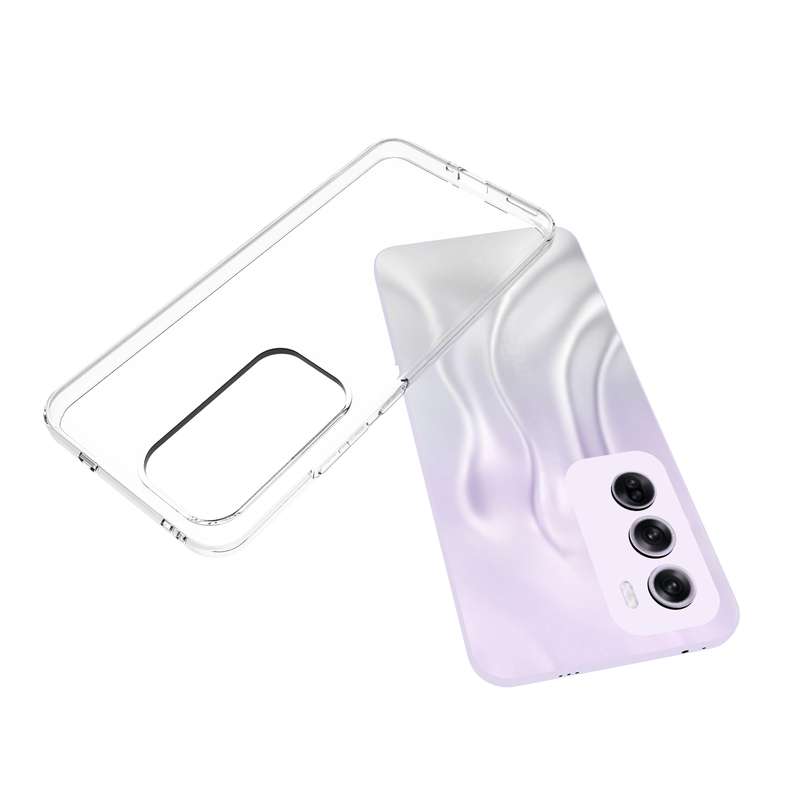 For OPPO Reno12 Pro 5G Global Waterproof Texture TPU Phone Case(Transparent)