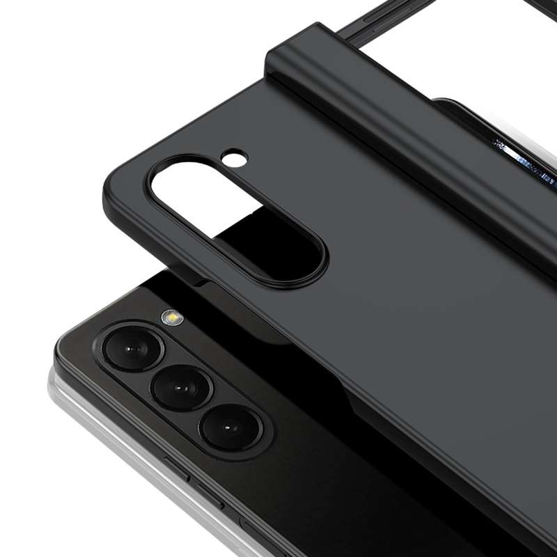 For Samsung Galaxy Z Fold6 Skin Feel PC Phone Case with Hinge(White)