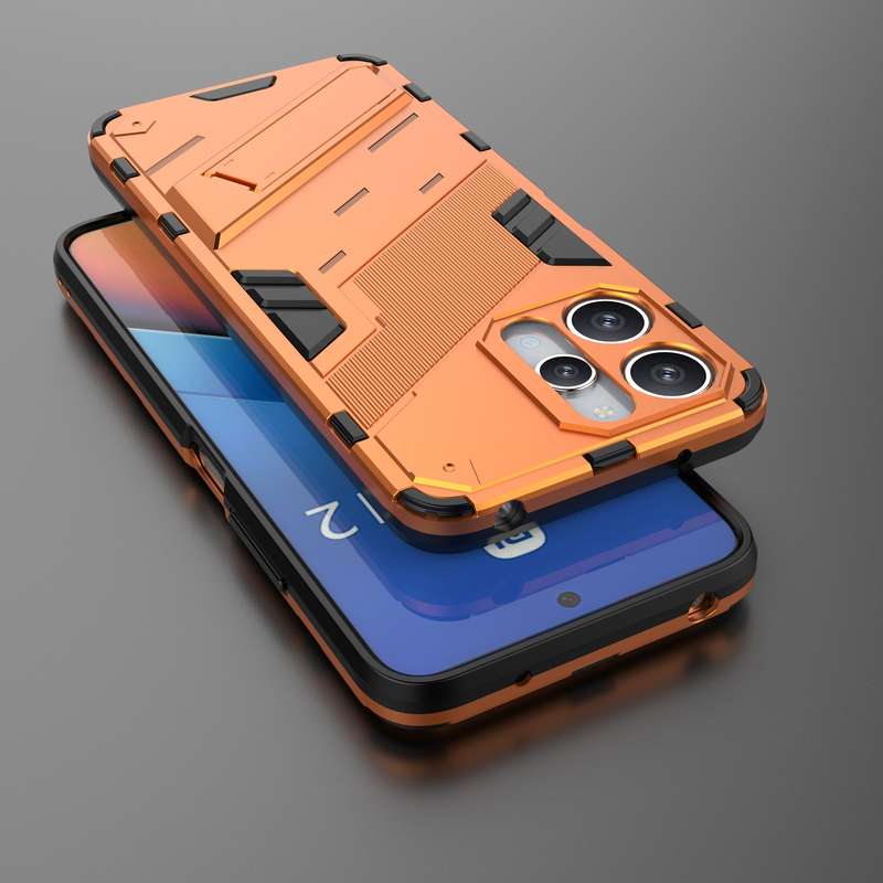 For Xiaomi Redmi 12 4G Punk Armor 2 in 1 PC + TPU Phone Case(Black)