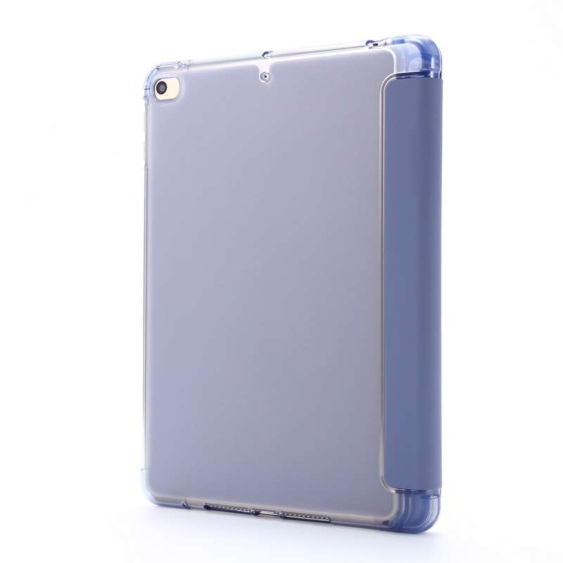 For iPad Mini 4 Airbag Deformation Horizontal Flip Leather Case with Holder(Dark Green)