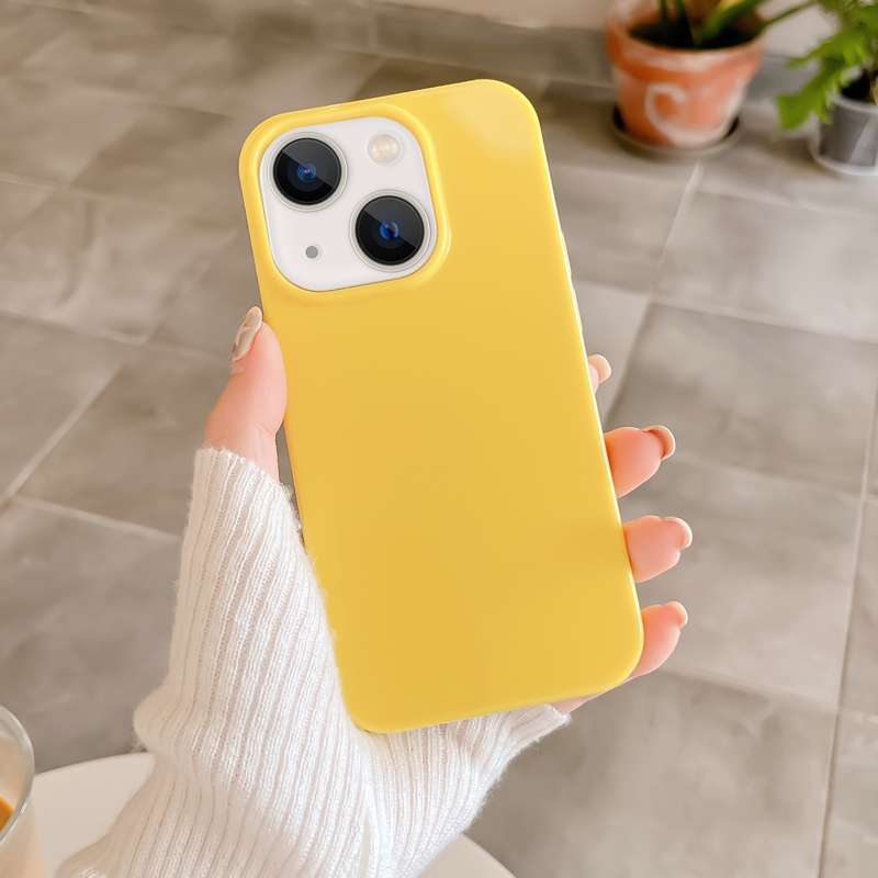 For iPhone 13 Shockproof Solid Color TPU Phone Case(White)