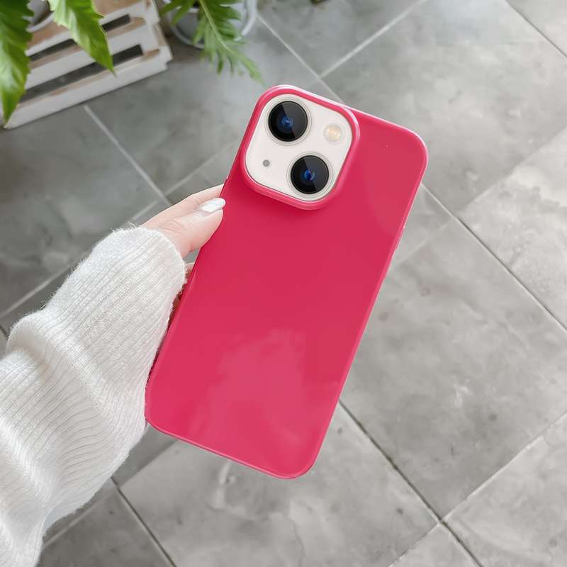 For iPhone 13 Shockproof Solid Color TPU Phone Case(White)