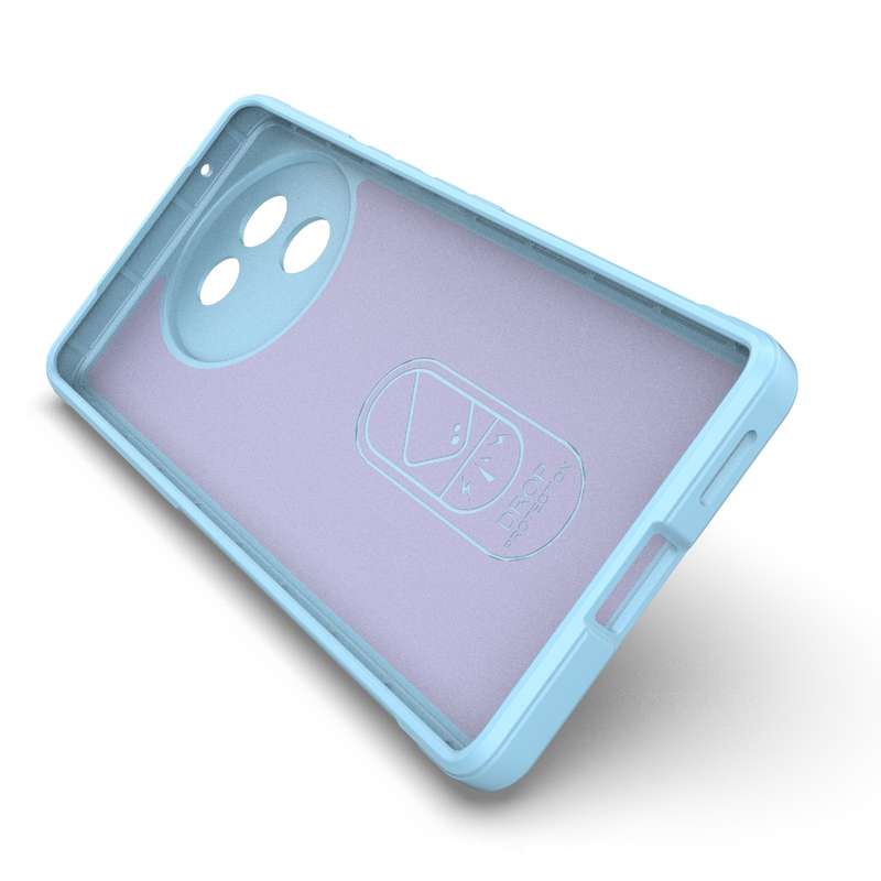 For vivo V30e 5G Global Magic Shield TPU + Flannel Phone Case(Grey)