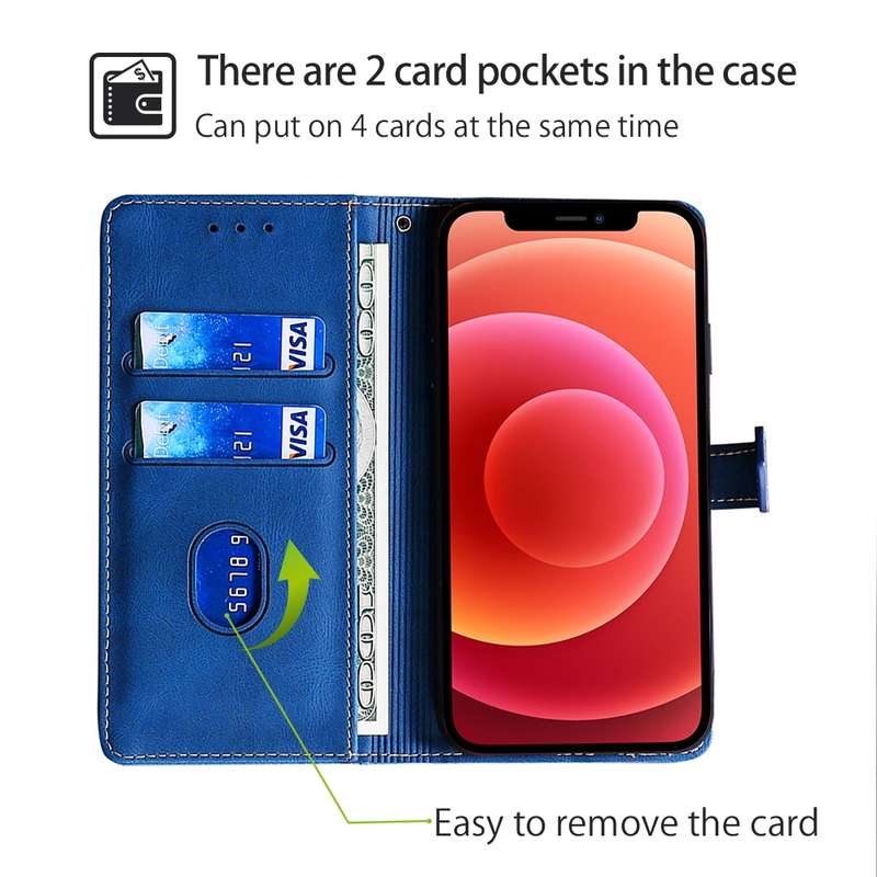 For Realme 12 Pro 5G Skin Feel Magnetic Buckle Leather Phone Case(Blue)