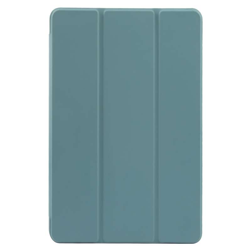 For Xiaomi Pad 6 / Pad 6 Pro Three-fold Holder Flip Tablet Leather Case(Dark Green)