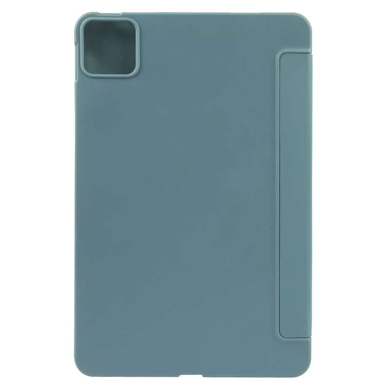 For Xiaomi Pad 6 / Pad 6 Pro Three-fold Holder Flip Tablet Leather Case(Dark Green)