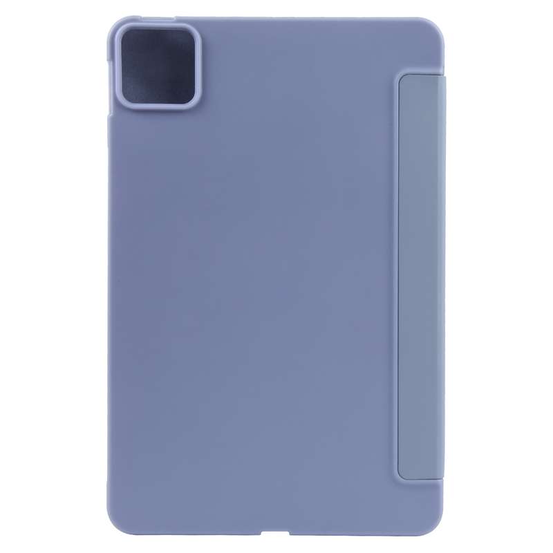 For Xiaomi Pad 6 / Pad 6 Pro Three-fold Holder Flip Tablet Leather Case(Dark Green)