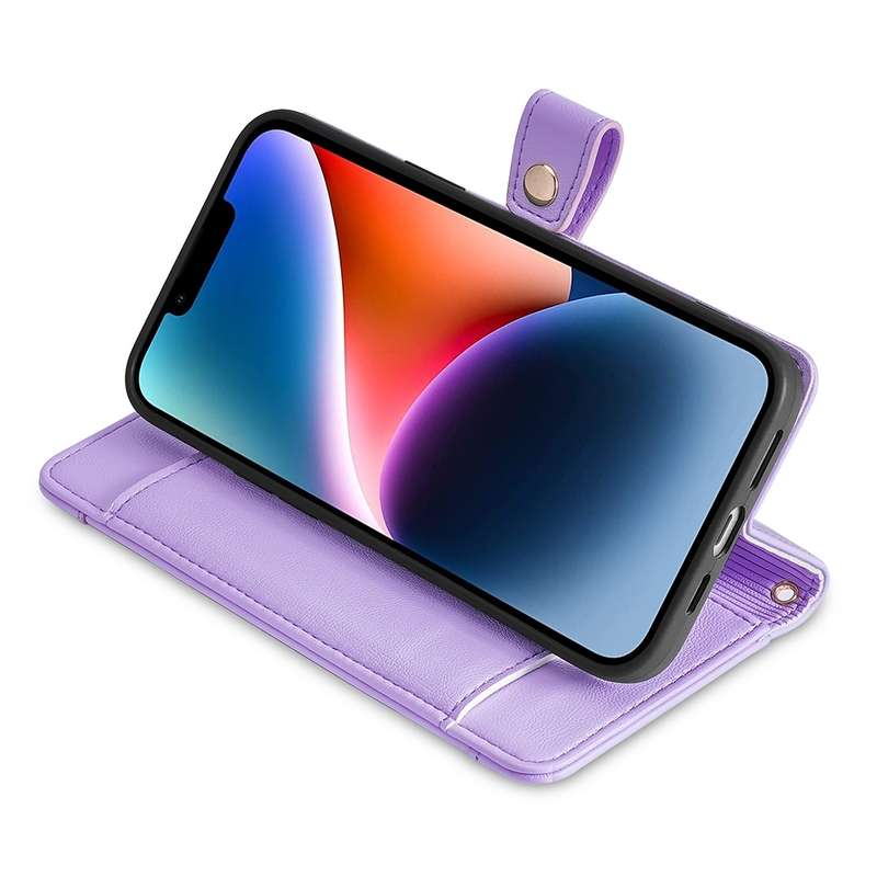 For Xiaomi Redmi K60 Ultra Sheep Texture Cross-body Zipper Wallet Leather Phone Case(Purple)