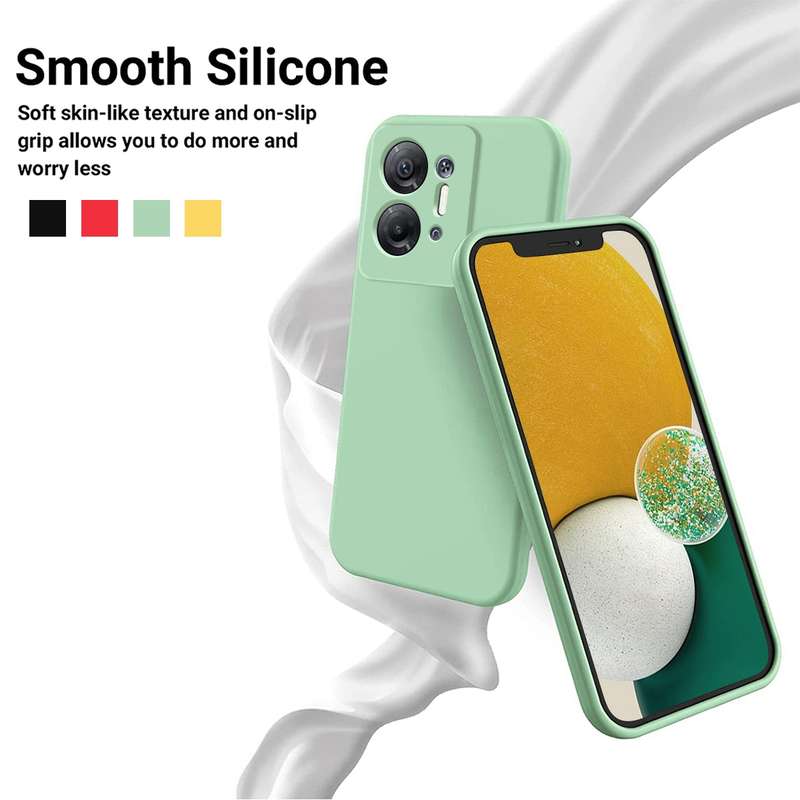 For Infinix Hot 30 5G Pure Color Liquid Silicone Shockproof Phone Case(Black)