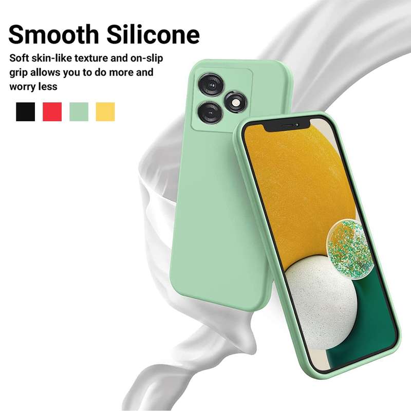 For Tecno Spark 10 4G / 10C 4G Pure Color Liquid Silicone Shockproof Phone Case(Black)