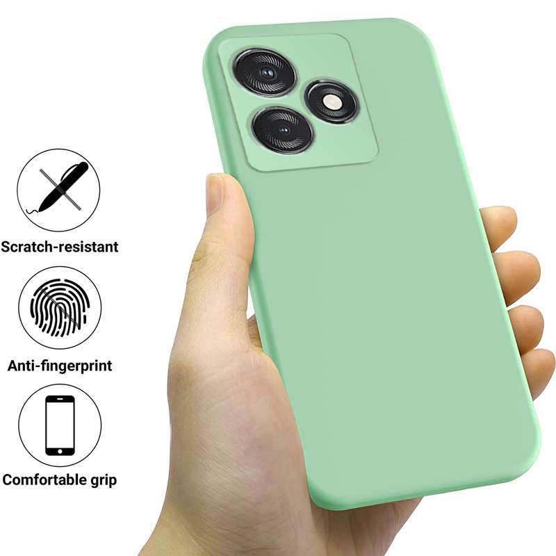 For Tecno Spark 10 4G / 10C 4G Pure Color Liquid Silicone Shockproof Phone Case(Black)