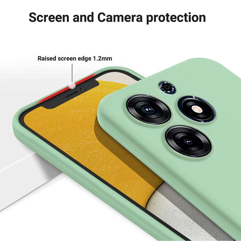 For Tecno Spark 10 4G / 10C 4G Pure Color Liquid Silicone Shockproof Phone Case(Black)