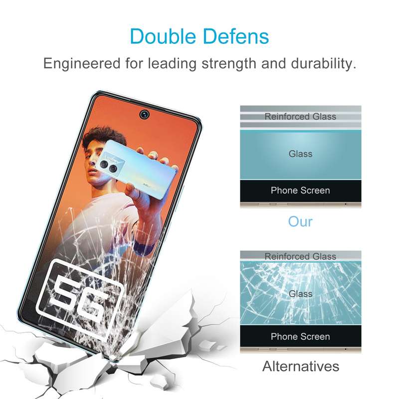 For Infinix Hot 30 5G 50pcs 0.26mm 9H 2.5D Tempered Glass Film
