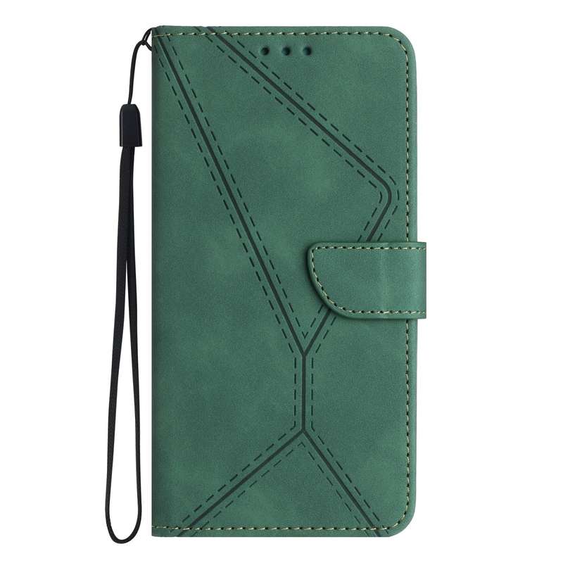 For vivo V27E 4G Global Stitching Embossed Leather Phone Case(Red)