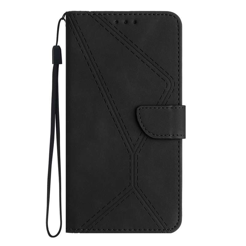 For vivo V27E 4G Global Stitching Embossed Leather Phone Case(Red)
