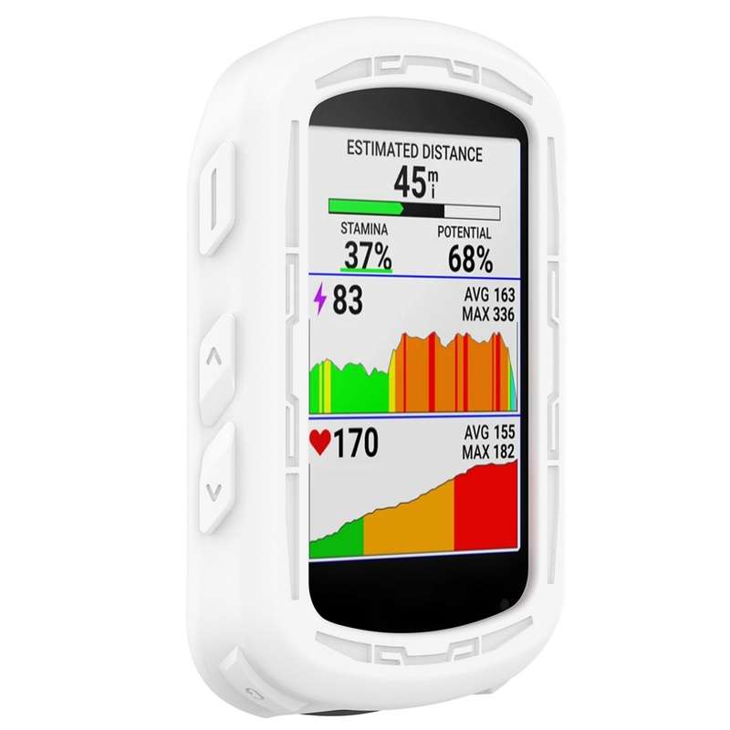 For Garmin Edge 840 / Edge 540 Stopwatch Armor Silicone Protective Case(Midnight Blue)