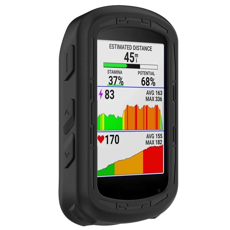 For Garmin Edge 840 / Edge 540 Stopwatch Armor Silicone Protective Case(Midnight Blue)