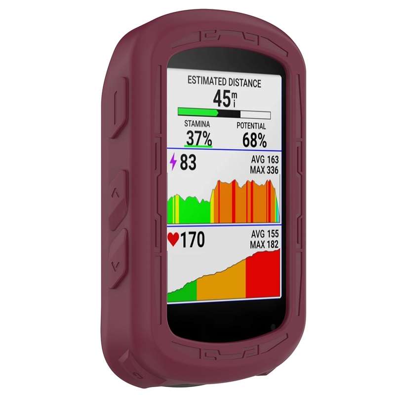 For Garmin Edge 840 / Edge 540 Stopwatch Armor Silicone Protective Case(Midnight Blue)