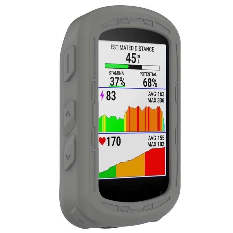 For Garmin Edge 840 / Edge 540 Stopwatch Armor Silicone Protective Case(Midnight Blue)