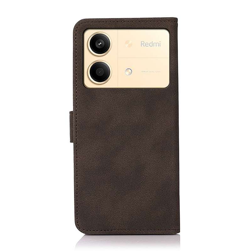 For Xiaomi Redmi Note 13R Pro KHAZNEH Matte Texture Leather Phone Case(Brown)