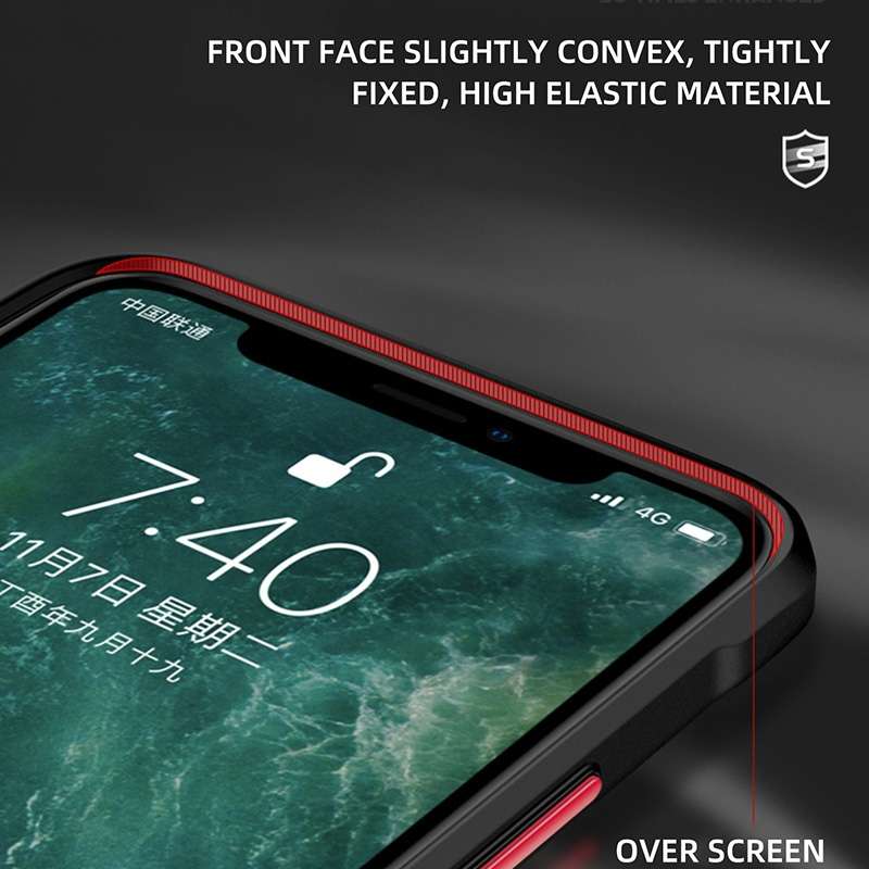 For iPhone SE 2022 / SE 2020 / 8 / 7 iPAKY Dawn Series Airbag Shockproof TPU Case(Black)