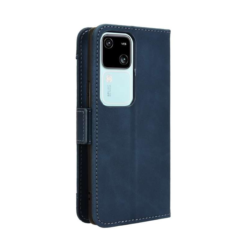 For vivo V30 5G / V30 Pro 5G Skin Feel Calf Texture Card Slots Leather Phone Case(Black)