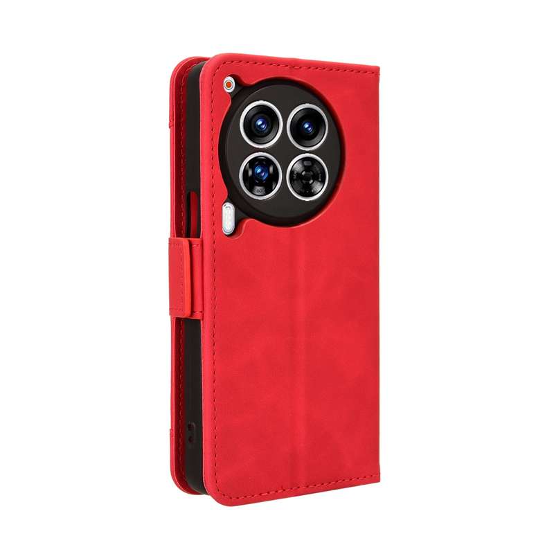 For Tecno Camon 30 Premier 5G Skin Feel Calf Texture Card Slots Leather Phone Case(Red)