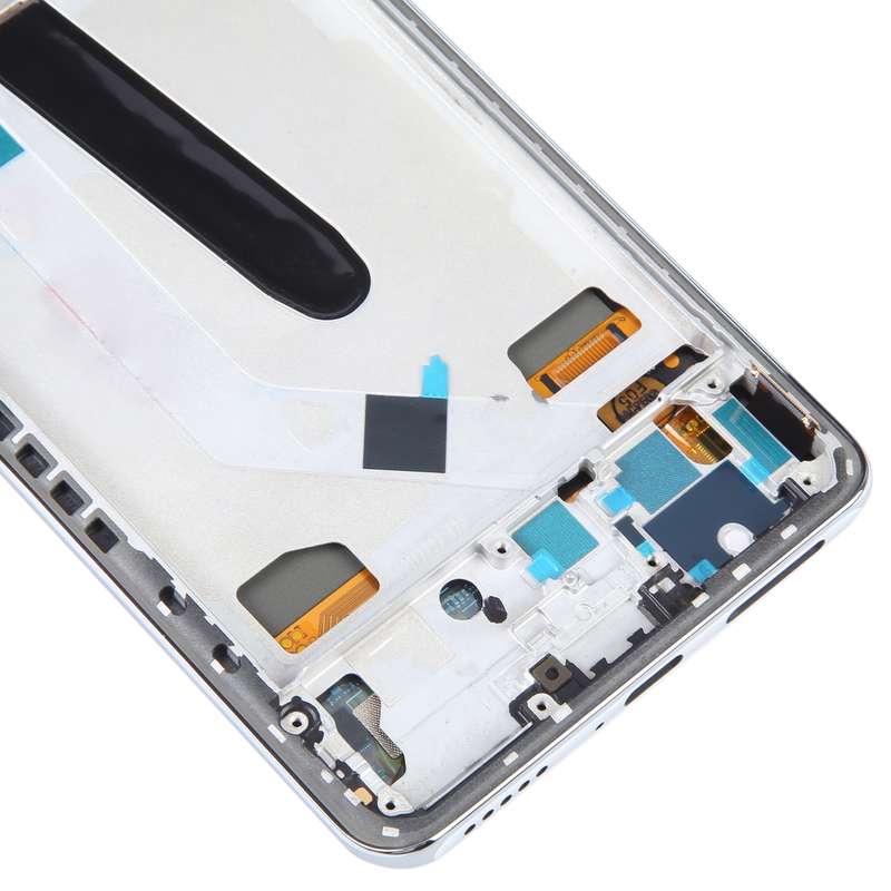 OLED LCD Screen For Xiaomi Redmi K40 Pro Digitizer Full Assembly with Frame(Silver)