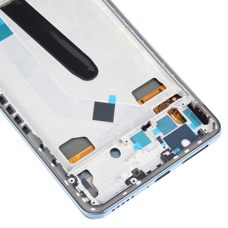 OLED LCD Screen For Xiaomi Redmi K40 Pro+ Digitizer Full Assembly with Frame(Blue)