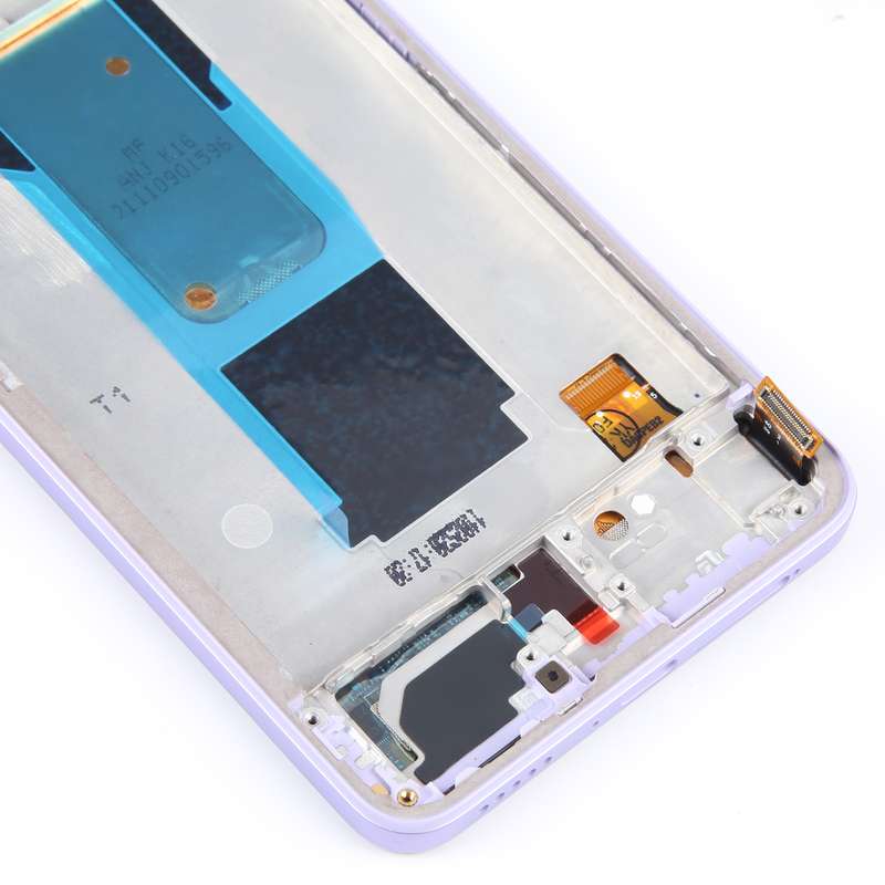 For Xiaomi 11i 5G 2022 LCD Screen Digitizer Full Assembly with Frame(Purple)