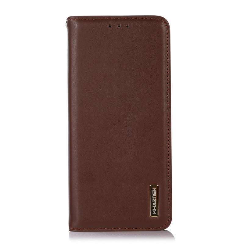 OPPO Reno10 5G / 10 Pro 5G Global KHAZNEH Nappa Top Layer Cowhide Leather Phone Case(Brown)