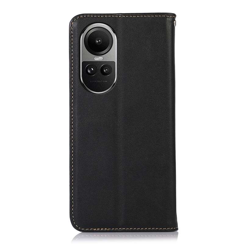 OPPO Reno10 5G / 10 Pro 5G Global KHAZNEH Nappa Top Layer Cowhide Leather Phone Case(Brown)
