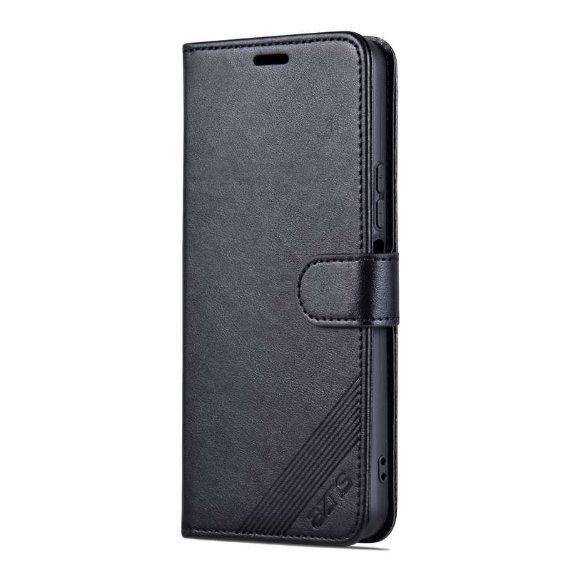 For vivo Y17s AZNS Sheepskin Texture Flip Leather Phone Case(Black)