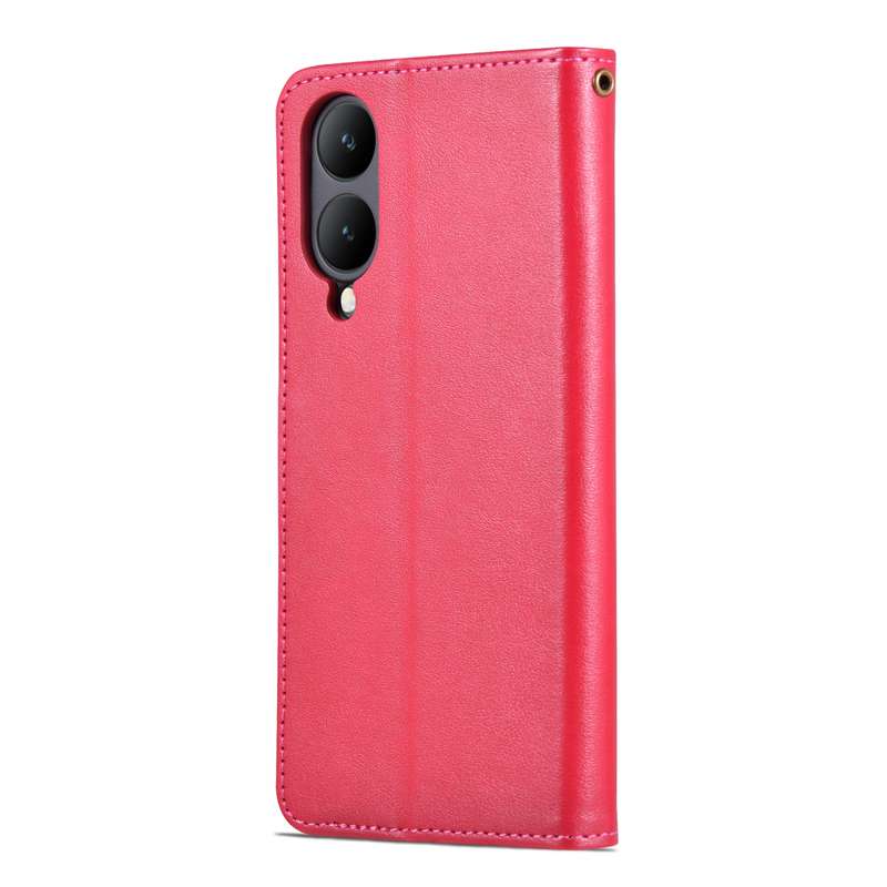 For vivo Y17s AZNS Sheepskin Texture Flip Leather Phone Case(Black)
