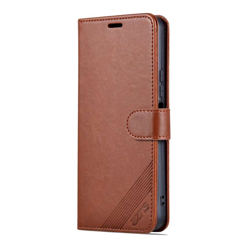 For vivo Y17s AZNS Sheepskin Texture Flip Leather Phone Case(Black)